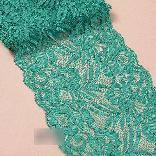 PandaHall Lace Trim, Polyester Ribbon for Jewelry Making, Light Sea Green, 5-7/8 inch(150mm) Polyester
PandaHall Lace Trim, Polyester Ribbon for Jewelry Making, Light Sea Green, 5-7/8 inch(150mm) Polyester