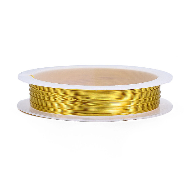 PandaHall Round Copper Jewelry Wire, Long-Lasting Plated, Light Gold, 26 Gauge, 0.4mm, about 32.8 Feet(10m)/roll Copper Round
PandaHall Round Copper Jewelry Wire, Long-Lasting Plated, Light Gold, 26 Gauge, 0.4mm, about 32.8 Feet(10m)/roll Copper Round