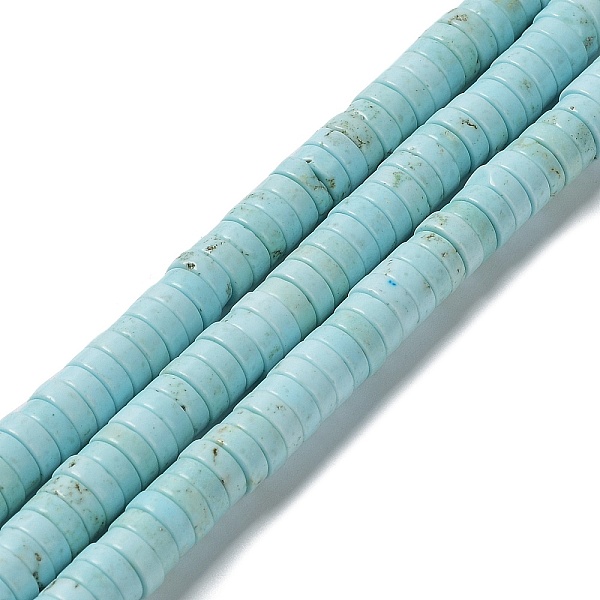 PandaHall Natural Howlite Beads Strands, Dyed, Flat Round/Disc, Heishi Beads, 8~8.5x2.5~3mm, Hole: 1.2mm, about 129~130pcs/strand...
PandaHall Natural Howlite Beads Strands, Dyed, Flat Round/Disc, Heishi Beads, 8~8.5x2.5~3mm, Hole: 1.2mm, about 129~130pcs/strand...
