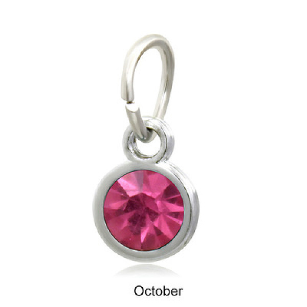 PandaHall Platinum Plated Alloy Glass Rhinestone Charms, DIY Accessories for Pendants Jewelry Making, with Jump Rings, Birthstone Color..., Pink
PandaHall Platinum Plated Alloy Glass Rhinestone Charms, DIY Accessories for Pendants Jewelry Making, with Jump Rings, Birthstone Color..., Pink