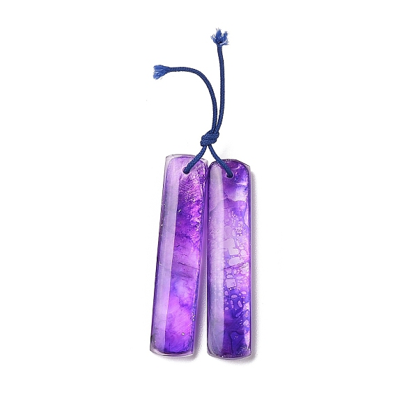 PandaHall Natural Selenite Big Pendants, Dyed, Rectangle Charm, Plum, 90mm Selenite Rectangle Purple
PandaHall Natural Selenite Big Pendants, Dyed, Rectangle Charm, Plum, 90mm Selenite Rectangle Purple