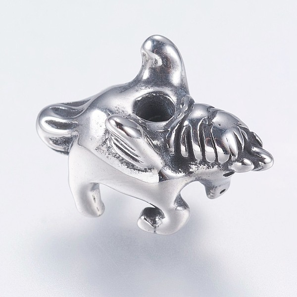 PandaHall 304 Stainless Steel Beads, Horse/Unicorn, Antique Silver, 16x8x10mm, Hole: 2mm 304 Stainless Steel Unicorn
PandaHall 304 Stainless Steel Beads, Horse/Unicorn, Antique Silver, 16x8x10mm, Hole: 2mm 304 Stainless Steel Unicorn