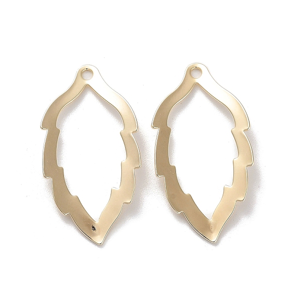 PandaHall Brass Pendants, Hollow Leaf, Real 18K Gold Plated, 29x15x1mm, Hole: 1.6mm Brass Leaf
PandaHall Brass Pendants, Hollow Leaf, Real 18K Gold Plated, 29x15x1mm, Hole: 1.6mm Brass Leaf