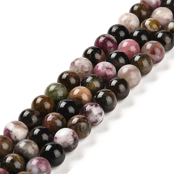 PandaHall Natural Tourmaline Beads Strands, Round, 5.8~6.8mm, Hole: 0.8mm, about 62~65pcs/strand, 15.24~15.75''(38.7~40cm) Tourmaline Round
PandaHall Natural Tourmaline Beads Strands, Round, 5.8~6.8mm, Hole: 0.8mm, about 62~65pcs/strand, 15.24~15.75''(38.7~40cm) Tourmaline Round