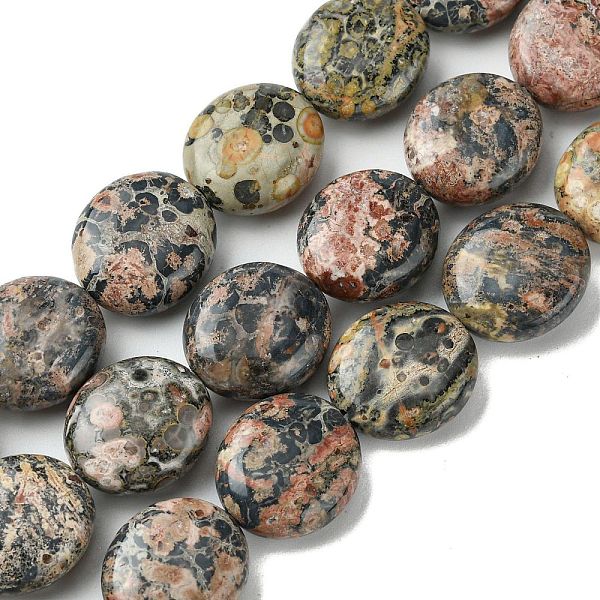PandaHall Natural Leopard Skin Jasper Beads Strands, Flat Oval, 15~16x13.5~14x6~7mm, Hole: 1mm, about 26pcs/strand, 15.79''(40.1cm) Leopard...
PandaHall Natural Leopard Skin Jasper Beads Strands, Flat Oval, 15~16x13.5~14x6~7mm, Hole: 1mm, about 26pcs/strand, 15.79''(40.1cm) Leopard...