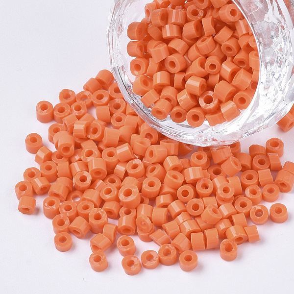 PandaHall 6/0 Glass Bugle Beads, Opaque Colours, Coral, 6/0 3.5~5x3.5~4mm, Hole: 1mm, about 4500pcs/bag Glass Red
PandaHall 6/0 Glass Bugle Beads, Opaque Colours, Coral, 6/0 3.5~5x3.5~4mm, Hole: 1mm, about 4500pcs/bag Glass Red