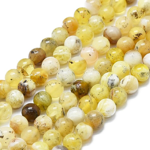 PandaHall Natural Yellow Opal Beads Strands, Round, 6mm, Hole: 0.6mm, about 62~64pcs/strand, 14.96''~15.35''(38~39cm) Yellow Opal Round
PandaHall Natural Yellow Opal Beads Strands, Round, 6mm, Hole: 0.6mm, about 62~64pcs/strand, 14.96''~15.35''(38~39cm) Yellow Opal Round