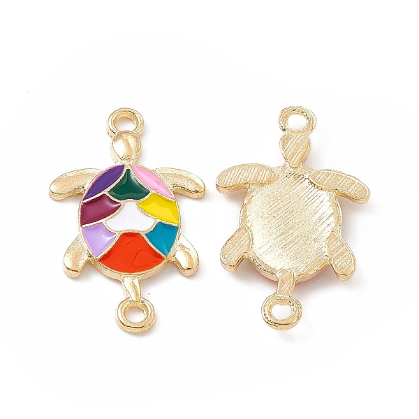 PandaHall Alloy Enamel Connector Charms, Tortoise Links, Light Gold, Light Gold, 28x17x2.5mm, Hole: 2mm Alloy+Enamel Tortoise
PandaHall Alloy Enamel Connector Charms, Tortoise Links, Light Gold, Light Gold, 28x17x2.5mm, Hole: 2mm Alloy+Enamel Tortoise