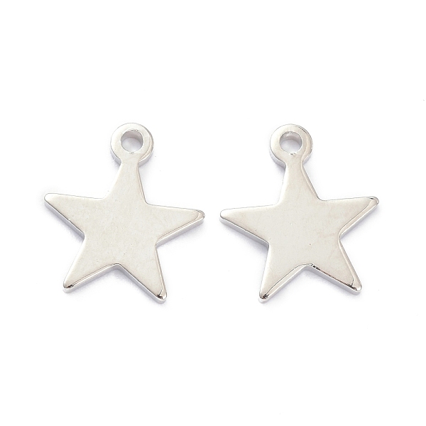 PandaHall Brass Pendants, Long-Lasting Plated, Star, Real Platinum Plated, 11.5x10x1mm, Hole: 1.2mm Brass Star
PandaHall Brass Pendants, Long-Lasting Plated, Star, Real Platinum Plated, 11.5x10x1mm, Hole: 1.2mm Brass Star
