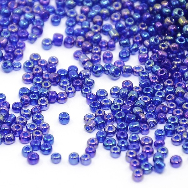 PandaHall (Repacking Service Available) Round Glass Seed Beads, Transparent Colours Rainbow, Round, Blue, 12/0, 2mm, about 12g/bag Glass...
PandaHall (Repacking Service Available) Round Glass Seed Beads, Transparent Colours Rainbow, Round, Blue, 12/0, 2mm, about 12g/bag Glass...