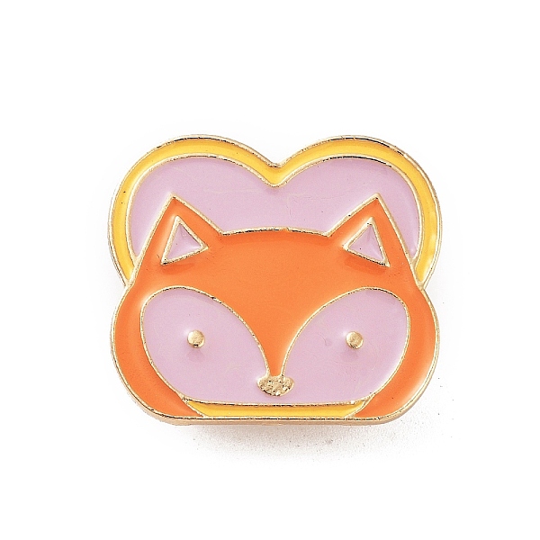 PandaHall Alloy Enamel Brooches, Light Gold Enamel Pin, Fox, 25x28x2mm Alloy+Enamel Fox
PandaHall Alloy Enamel Brooches, Light Gold Enamel Pin, Fox, 25x28x2mm Alloy+Enamel Fox