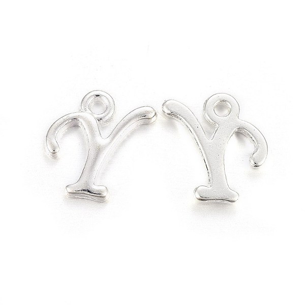 PandaHall Silver Color Plated Alloy Letter Pendants, Rack Plating, Cadmium Free & Lead Free, Letter.Y, 13x10x2mm, Hole: 1.5mm Alloy Letter Y
PandaHall Silver Color Plated Alloy Letter Pendants, Rack Plating, Cadmium Free & Lead Free, Letter.Y, 13x10x2mm, Hole: 1.5mm Alloy Letter Y