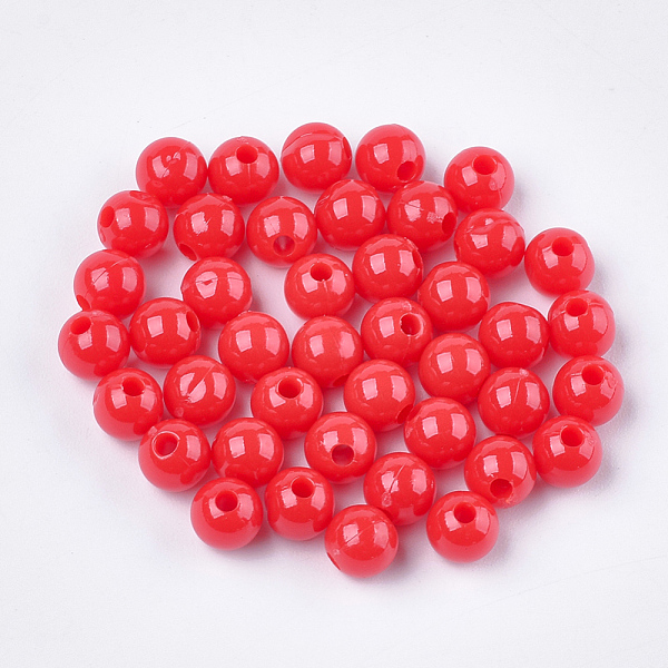 PandaHall Opaque Plastic Beads, Round, Red, 6x5.5mm, Hole: 1.8mm, about 4790pcs/500g Plastic Round Red
PandaHall Opaque Plastic Beads, Round, Red, 6x5.5mm, Hole: 1.8mm, about 4790pcs/500g Plastic Round Red