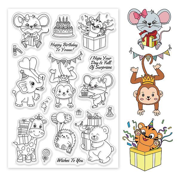 PandaHall PVC Plastic Stamps, for DIY Scrapbooking, Photo Album Decorative, Cards Making, Stamp Sheets, Animal Pattern, 16x11x0.3cm Plastic...
PandaHall PVC Plastic Stamps, for DIY Scrapbooking, Photo Album Decorative, Cards Making, Stamp Sheets, Animal Pattern, 16x11x0.3cm Plastic...