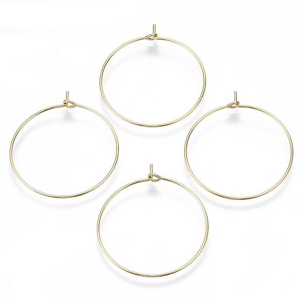 PandaHall Brass Wine Glass Charms Rings, Hoop Earring Findings, DIY Material for Basketball Wives Hoop Earrings, Nickel Free, Real 18K Gold...
PandaHall Brass Wine Glass Charms Rings, Hoop Earring Findings, DIY Material for Basketball Wives Hoop Earrings, Nickel Free, Real 18K Gold...