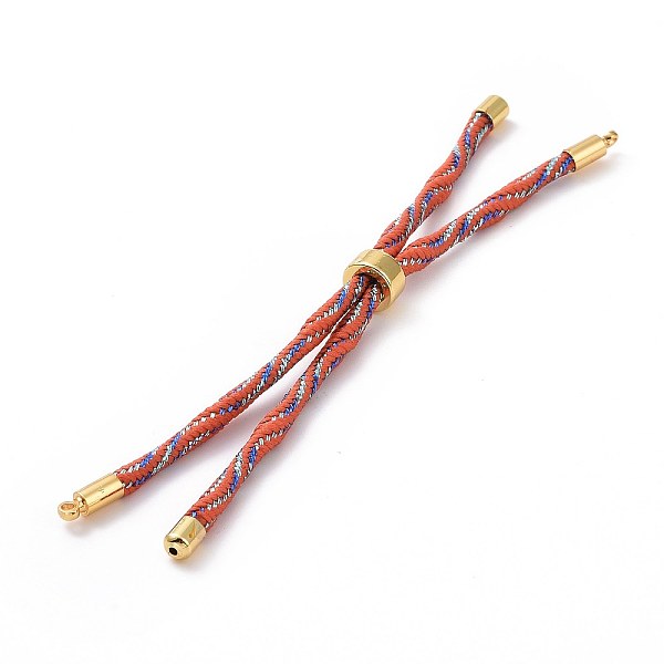 PandaHall Nylon Cord Silder Bracelets, for Connector Charm Bracelet Making, with Rack Plating Golden Brass Findings, Long-Lasting Plated..., Red
PandaHall Nylon Cord Silder Bracelets, for Connector Charm Bracelet Making, with Rack Plating Golden Brass Findings, Long-Lasting Plated..., Red