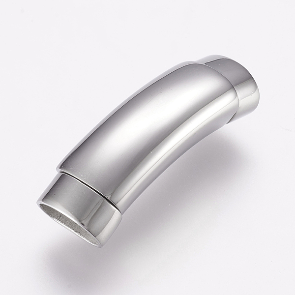 PandaHall 304 Stainless Steel Magnetic Clasps with Glue-in Ends, Tube, Stainless Steel Color, 39x13x9mm, Hole: 7.5x11mm 304 Stainless Steel...
PandaHall 304 Stainless Steel Magnetic Clasps with Glue-in Ends, Tube, Stainless Steel Color, 39x13x9mm, Hole: 7.5x11mm 304 Stainless Steel...