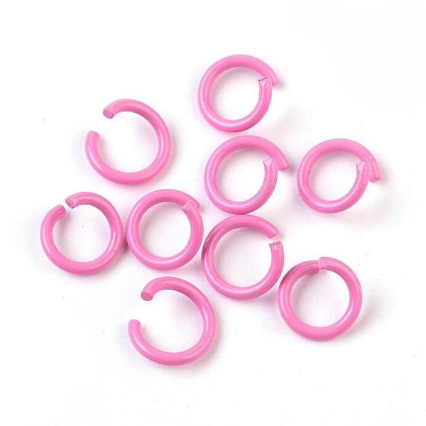 PandaHall Iron Jump Rings, Open Jump Rings, Hot Pink, 17 Gauge, 8~8.5x1.2mm, Inner Diameter: 5~6mm Iron Pink
PandaHall Iron Jump Rings, Open Jump Rings, Hot Pink, 17 Gauge, 8~8.5x1.2mm, Inner Diameter: 5~6mm Iron Pink