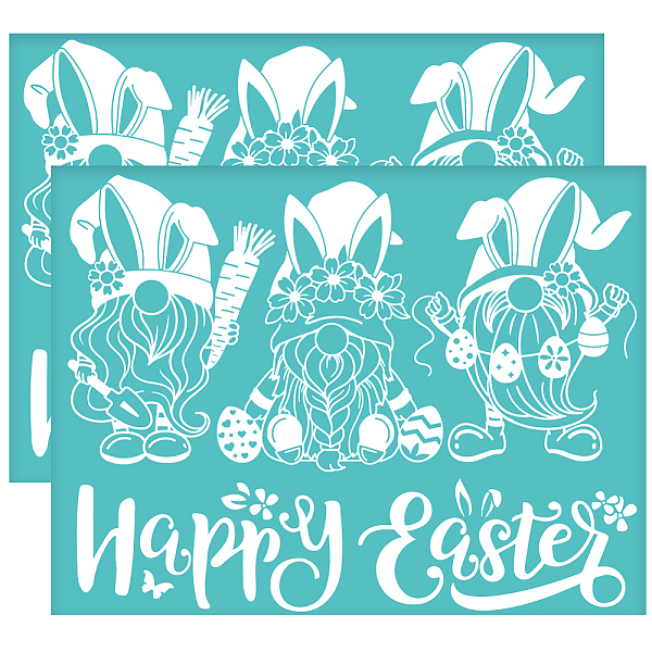 PandaHall OLYCRAFT 2Pcs 11x8.6 Inch Happy Easter Self-Adhesive Silk Screen Printing Stencil Easter Gnome Elf Silk Screen Stencil Easter...
PandaHall OLYCRAFT 2Pcs 11x8.6 Inch Happy Easter Self-Adhesive Silk Screen Printing Stencil Easter Gnome Elf Silk Screen Stencil Easter...