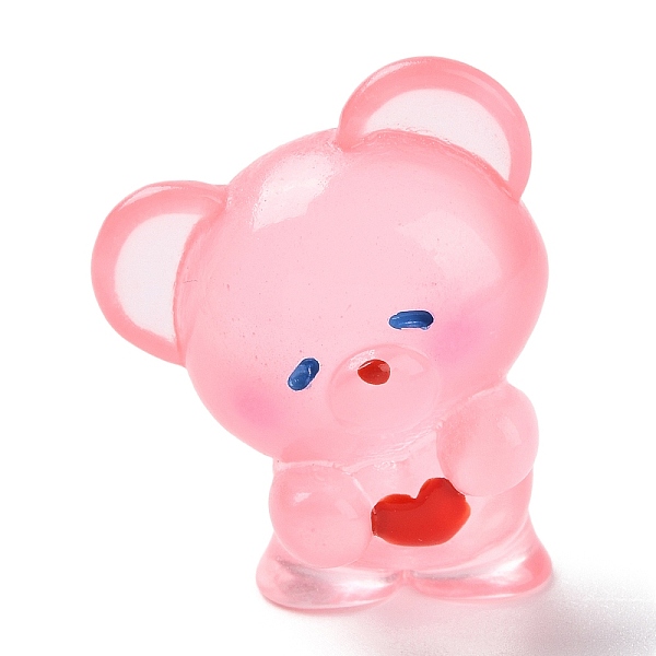 PandaHall Luminous Resin Cute Little Bear Ornaments, Glow in the Dark, Micro Landscape Decoration, Pink, 27x20x34.5mm Resin Bear Pink
PandaHall Luminous Resin Cute Little Bear Ornaments, Glow in the Dark, Micro Landscape Decoration, Pink, 27x20x34.5mm Resin Bear Pink
