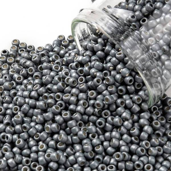 PandaHall TOHO Round Seed Beads, Japanese Seed Beads, Frosted, (565F) Matte Galvanized Grey Blue, 11/0, 2.2mm, Hole: 0.8mm, about...
PandaHall TOHO Round Seed Beads, Japanese Seed Beads, Frosted, (565F) Matte Galvanized Grey Blue, 11/0, 2.2mm, Hole: 0.8mm, about...