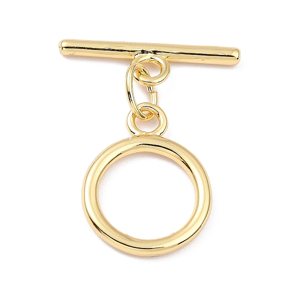 PandaHall Rack Plating Brass Toggle Clasps, Long-Lasting Plated, Ring, Real 18K Gold Plated, Ring: 19.5x15.5x2mm, Hole: 2.5mm, Bar: 22x6x2mm...
PandaHall Rack Plating Brass Toggle Clasps, Long-Lasting Plated, Ring, Real 18K Gold Plated, Ring: 19.5x15.5x2mm, Hole: 2.5mm, Bar: 22x6x2mm...