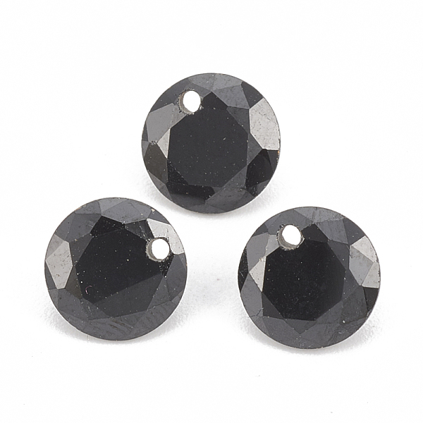 PandaHall Cubic Zirconia Charms, Faceted, Flat Round, Black, 4x2mm, Hole: 0.7mm Cubic Zirconia Flat Round Black
PandaHall Cubic Zirconia Charms, Faceted, Flat Round, Black, 4x2mm, Hole: 0.7mm Cubic Zirconia Flat Round Black
