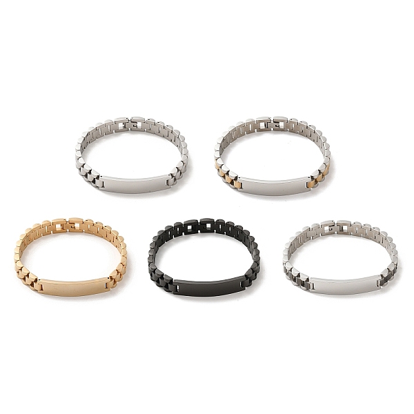 PandaHall 304 Stainless Steel Bracelets, Watch Band Men's Bracelets, Mixed Style, Mixed Color, 200x10mm 304 Stainless Steel
PandaHall 304 Stainless Steel Bracelets, Watch Band Men's Bracelets, Mixed Style, Mixed Color, 200x10mm 304 Stainless Steel