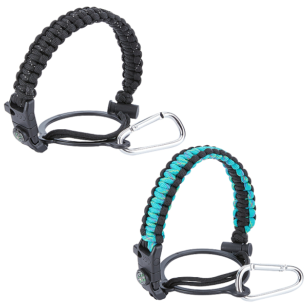 PandaHall SUPERFINDINGS 2Pcs 2 Colors Polyester with Polypropylene Bottle Handle, with PE Plastic Clasps, for Camping Tent Accessories..., Multicolor
PandaHall SUPERFINDINGS 2Pcs 2 Colors Polyester with Polypropylene Bottle Handle, with PE Plastic Clasps, for Camping Tent Accessories..., Multicolor