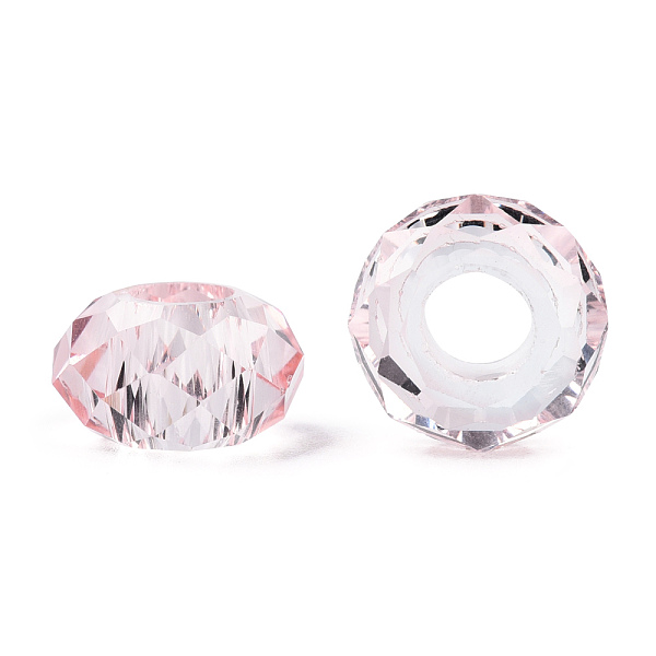 PandaHall Glass European Beads, Large Hole Beads, No Metal Core, Rondelle, Misty Rose, about 14mm in diameter, 8mm thick, hole: 5mm Glass..., Red
PandaHall Glass European Beads, Large Hole Beads, No Metal Core, Rondelle, Misty Rose, about 14mm in diameter, 8mm thick, hole: 5mm Glass..., Red