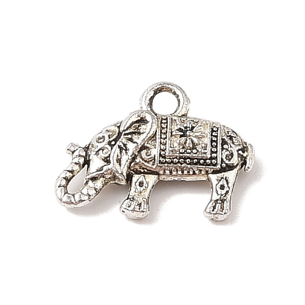 PandaHall Tibetan Style Alloy Pendant, Cadmium Free & Lead Free, Elephant, Antique Silver, 13x17x3.5mm, Hole: 2mm Alloy Elephant
PandaHall Tibetan Style Alloy Pendant, Cadmium Free & Lead Free, Elephant, Antique Silver, 13x17x3.5mm, Hole: 2mm Alloy Elephant