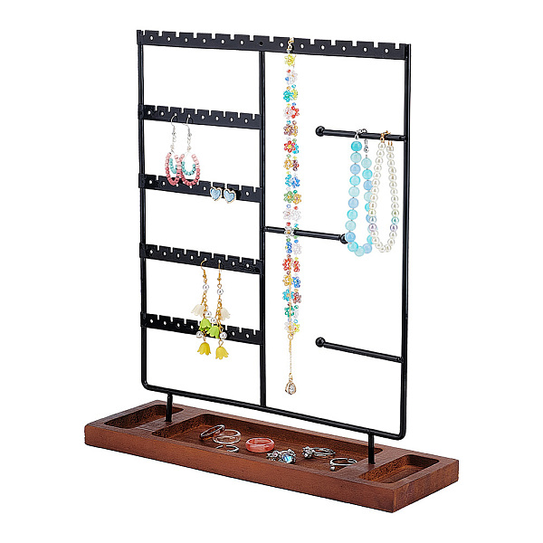 PandaHall Earring Holder 95 Holes Jewellery Stand Organizer Dangle Earring Display Rack Necklace Holder Storage Tower with Wood Base for...
PandaHall Earring Holder 95 Holes Jewellery Stand Organizer Dangle Earring Display Rack Necklace Holder Storage Tower with Wood Base for...