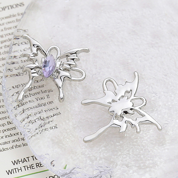 PandaHall Alloy Pendant with Rhinestone, Butterfly Charms, Platinum, Tanzanite, 29x29mm Alloy+Rhinestone Butterfly Purple
PandaHall Alloy Pendant with Rhinestone, Butterfly Charms, Platinum, Tanzanite, 29x29mm Alloy+Rhinestone Butterfly Purple