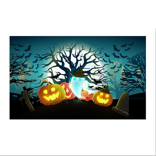 PandaHall Polyester Halloween Banner Background Cloth, Halloween Photography Backdrops Party Decorations, Rectangle with Pumpkin/Tree of...
PandaHall Polyester Halloween Banner Background Cloth, Halloween Photography Backdrops Party Decorations, Rectangle with Pumpkin/Tree of...