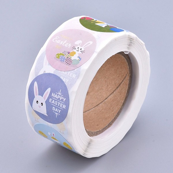 PandaHall Easter Stickers, Adhesive Labels Roll Stickers, Gift Tag, for Envelopes, Party, Presents Decoration, Flat Round, Colorful, Rabbit...
PandaHall Easter Stickers, Adhesive Labels Roll Stickers, Gift Tag, for Envelopes, Party, Presents Decoration, Flat Round, Colorful, Rabbit...