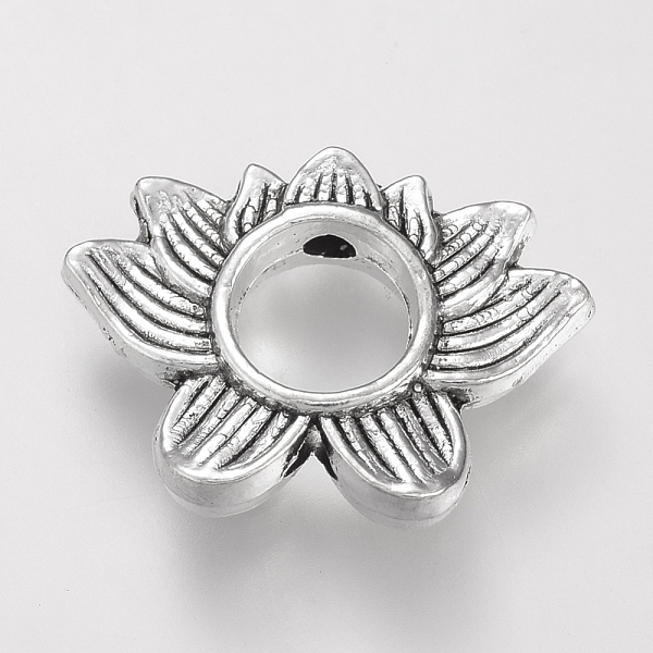 PandaHall Tibetan Style Alloy Bead Frame, Cadmium Free & Lead Free, Lotus Flower, Antique Silver, 13.5x19x4mm, Hole: 1.5mm, 6mm inner...
PandaHall Tibetan Style Alloy Bead Frame, Cadmium Free & Lead Free, Lotus Flower, Antique Silver, 13.5x19x4mm, Hole: 1.5mm, 6mm inner...