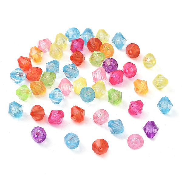 PandaHall Transparent Acrylic Beads, Bicone, Mixed Color, 8x7mm, Hole: 1.6mm, about 3125pcs/500g Acrylic Bicone Multicolor
PandaHall Transparent Acrylic Beads, Bicone, Mixed Color, 8x7mm, Hole: 1.6mm, about 3125pcs/500g Acrylic Bicone Multicolor