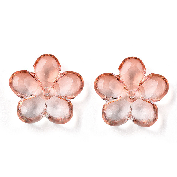 PandaHall Two Tone Transparent Normal Glass Beads, Flower, Light Salmon, 21x21.5x7mm, Hole: 1.8mm Glass Flower
PandaHall Two Tone Transparent Normal Glass Beads, Flower, Light Salmon, 21x21.5x7mm, Hole: 1.8mm Glass Flower