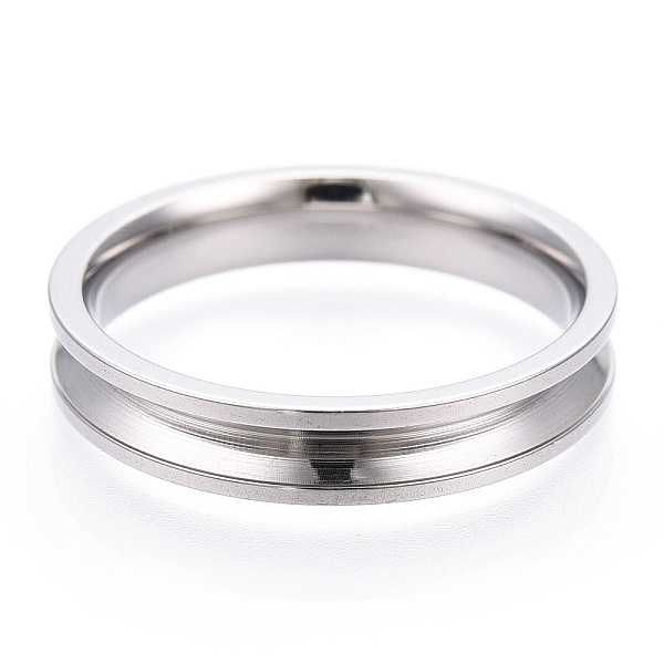 PandaHall 201 Stainless Steel Grooved Finger Ring Settings, Ring Core Blank, for Inlay Ring Jewelry Making, Stainless Steel Color, Inner...
PandaHall 201 Stainless Steel Grooved Finger Ring Settings, Ring Core Blank, for Inlay Ring Jewelry Making, Stainless Steel Color, Inner...
