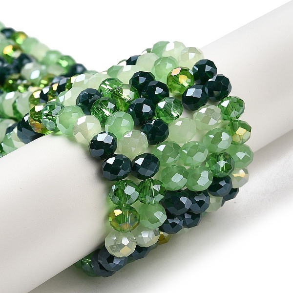 PandaHall Glass Beads Strands, Faceted, Rondelle, Lime Green, 8x6mm, Hole: 1mm, about 65~68pcs/strand, 15.7~16.1 inch(40~41cm) Glass...
PandaHall Glass Beads Strands, Faceted, Rondelle, Lime Green, 8x6mm, Hole: 1mm, about 65~68pcs/strand, 15.7~16.1 inch(40~41cm) Glass...