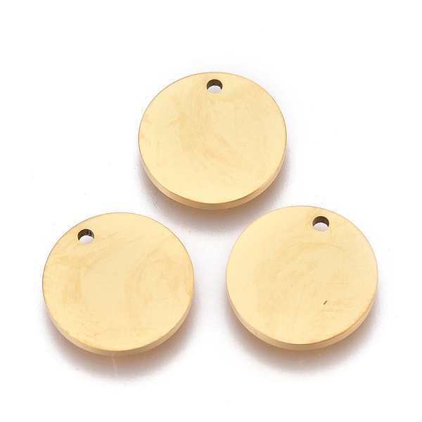PandaHall Ion Plating(IP) 304 Stainless Steel Charms, Polished, Stamping Blank Tag, Laser Cut, Flat Round, Golden, 9.8x1mm, Hole: 0.9mm 304...
PandaHall Ion Plating(IP) 304 Stainless Steel Charms, Polished, Stamping Blank Tag, Laser Cut, Flat Round, Golden, 9.8x1mm, Hole: 0.9mm 304...