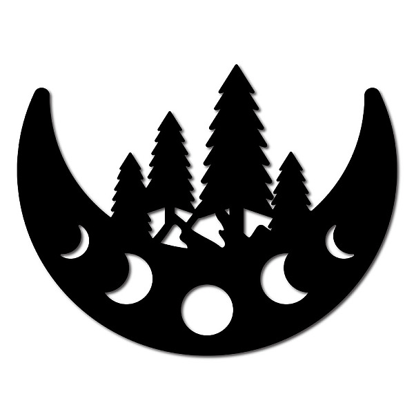 PandaHall Laser Cut Basswood Wall Sculpture, for Home Decoration Kitchen Supplies, Moon Pattern, 300x230x5mm Wood Moon Black
PandaHall Laser Cut Basswood Wall Sculpture, for Home Decoration Kitchen Supplies, Moon Pattern, 300x230x5mm Wood Moon Black