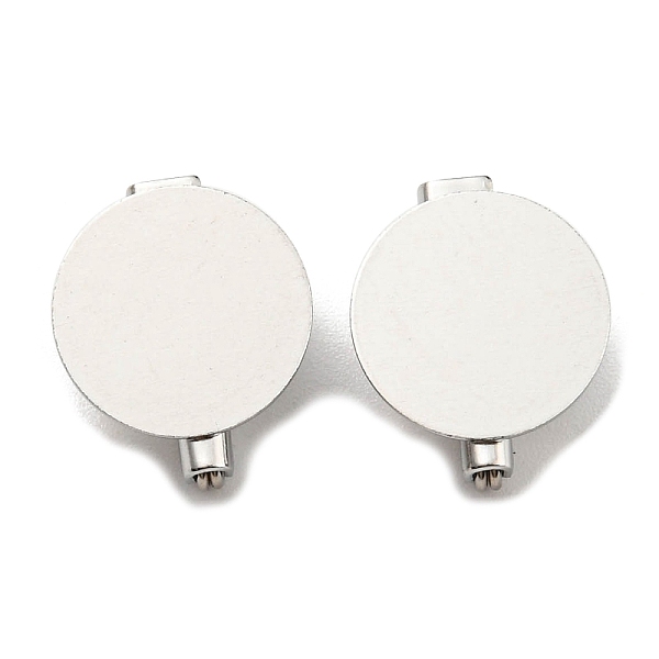 PandaHall 201 Stainless Steel Tray Brooch, Flat Round Pad Setting, Stainless Steel Color, 14x12x0.5mm 201 Stainless Steel
PandaHall 201 Stainless Steel Tray Brooch, Flat Round Pad Setting, Stainless Steel Color, 14x12x0.5mm 201 Stainless Steel