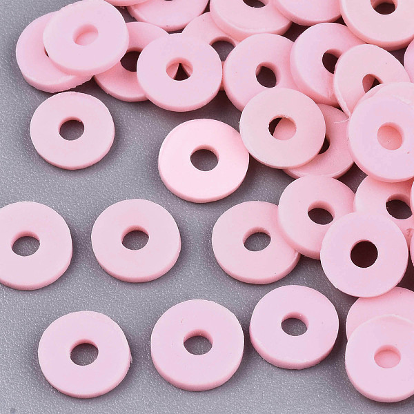 PandaHall Handmade Polymer Clay Beads, for DIY Jewelry Crafts Supplies, Disc/Flat Round, Heishi Beads, Pearl Pink, 6x1mm, Hole: 2mm, about...
PandaHall Handmade Polymer Clay Beads, for DIY Jewelry Crafts Supplies, Disc/Flat Round, Heishi Beads, Pearl Pink, 6x1mm, Hole: 2mm, about...