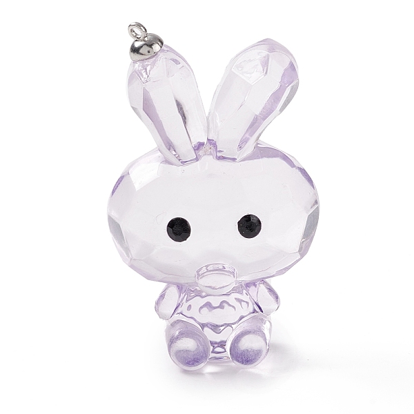 PandaHall Transparent Acrylic Rhinestone Big Pendants, with Alloy Findings, Faceted, Rabbit, Lilac, 59.5x35.5x24mm, Hole: 1.6mm Acrylic..., Purple
PandaHall Transparent Acrylic Rhinestone Big Pendants, with Alloy Findings, Faceted, Rabbit, Lilac, 59.5x35.5x24mm, Hole: 1.6mm Acrylic..., Purple
