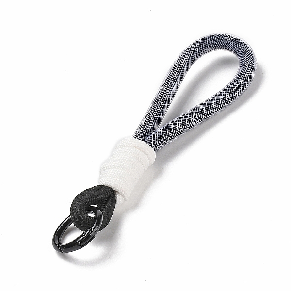 PandaHall Braided Nylon Strap, Alloy Clasp for Key Chain Bag Phone Lanyard, Black, 155mm Nylon Black
PandaHall Braided Nylon Strap, Alloy Clasp for Key Chain Bag Phone Lanyard, Black, 155mm Nylon Black