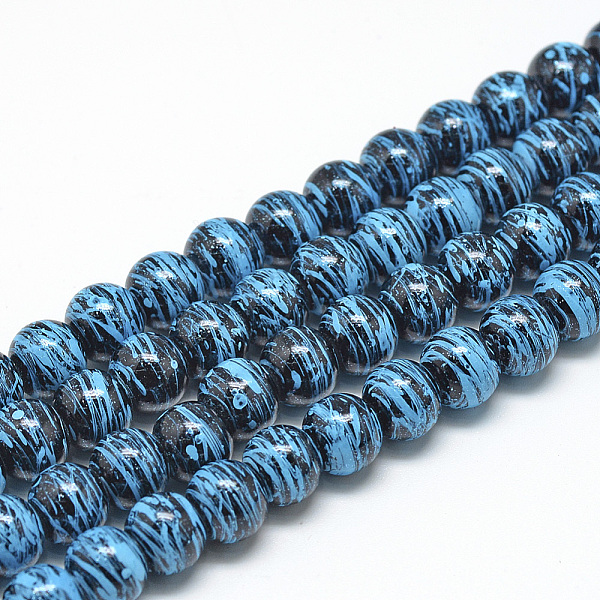 PandaHall Drawbench Opaque Glass Beads Strands, Dyed, Round, Deep Sky Blue, 8~8.5mm, Hole: 1.5mm, about 105pcs/strand, 31.8 inch(80.7cm)...
PandaHall Drawbench Opaque Glass Beads Strands, Dyed, Round, Deep Sky Blue, 8~8.5mm, Hole: 1.5mm, about 105pcs/strand, 31.8 inch(80.7cm)...