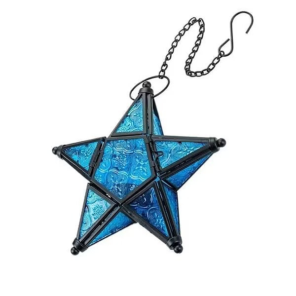 PandaHall Star Shape Glass and Iron Candle Holder, Candle Storage Container Pub Decoration, Deep Sky Blue, 20x20x6cm Glass Star
PandaHall Star Shape Glass and Iron Candle Holder, Candle Storage Container Pub Decoration, Deep Sky Blue, 20x20x6cm Glass Star