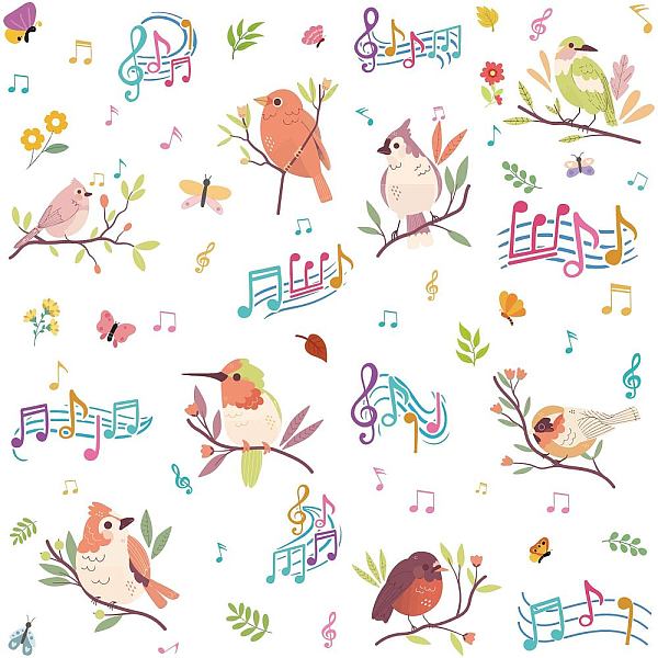 PandaHall 8 Sheets 8 Styles PVC Waterproof Wall Stickers, Self-Adhesive Decals, for Window or Stairway Home Decoration, Bird, 200x145mm, 1...
PandaHall 8 Sheets 8 Styles PVC Waterproof Wall Stickers, Self-Adhesive Decals, for Window or Stairway Home Decoration, Bird, 200x145mm, 1...