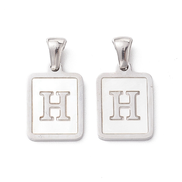 PandaHall 304 Stainless Steel Pave Shell Pendants, Rectangle Charm, Stainless Steel Color, Letter H, 17.5x12x1.5mm, Hole: 3x5mm Stainless...
PandaHall 304 Stainless Steel Pave Shell Pendants, Rectangle Charm, Stainless Steel Color, Letter H, 17.5x12x1.5mm, Hole: 3x5mm Stainless...